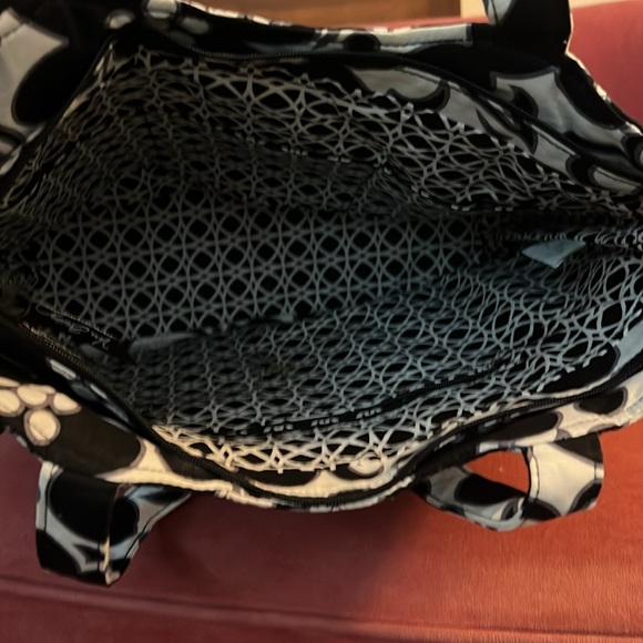 Vera Bradley zippered tote in Night and Day - Picture 4 of 4